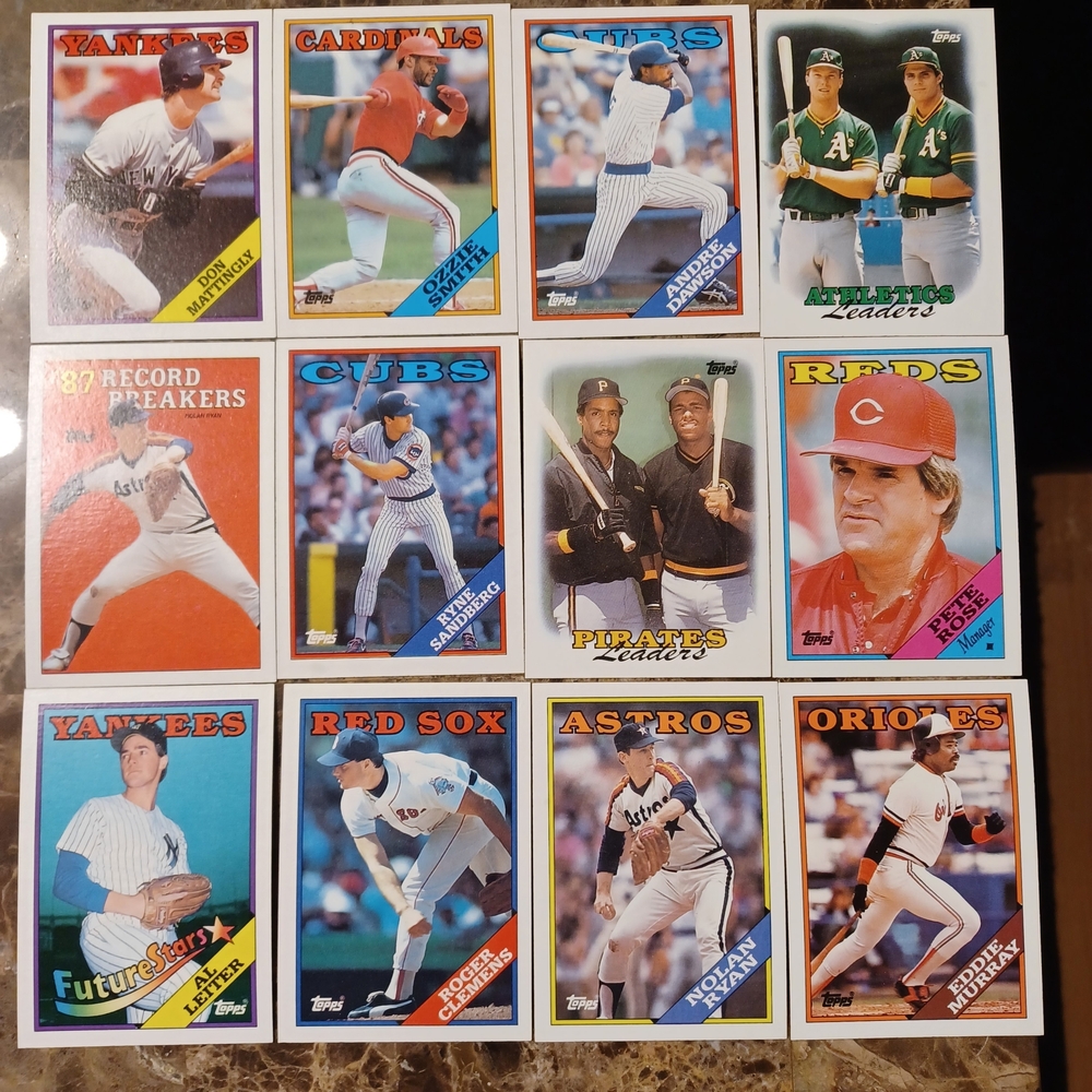 1988 Topps Baseball Cards - Picture 6 of 6